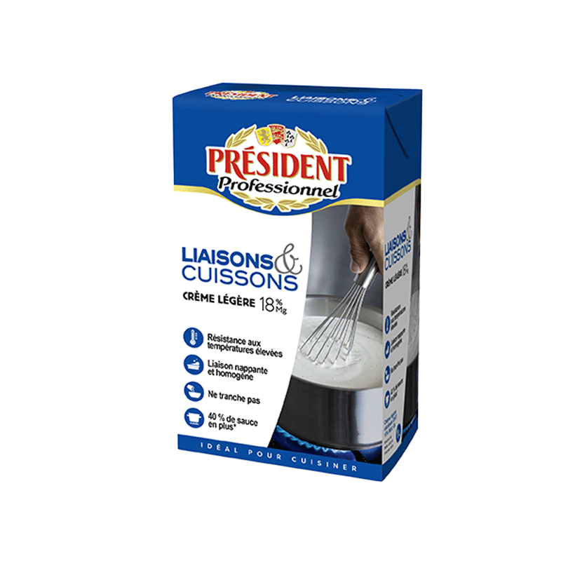 Crème Liaison 18% 1L - Président
