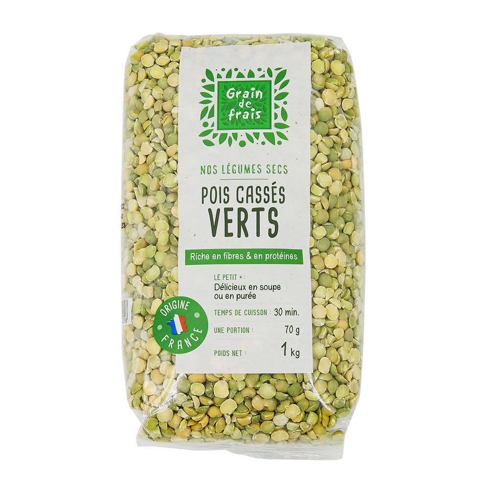 Pois cassé 1KG - Grains de Frais