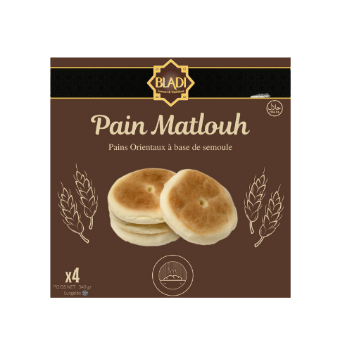 Pain Matlouh/Batbout (4x110g)
