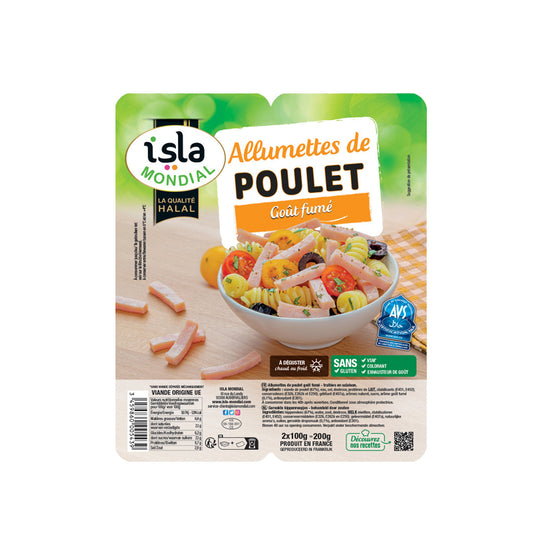 Alumettes de poulet fumé AVS - ISLA MONDIAL