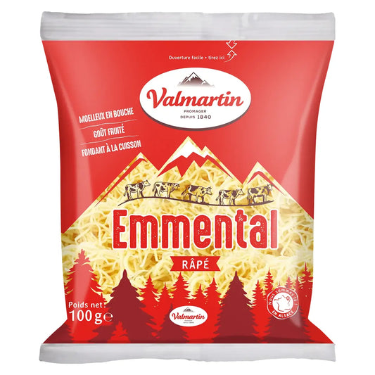 Emmental râpé x1kg - Valmartin