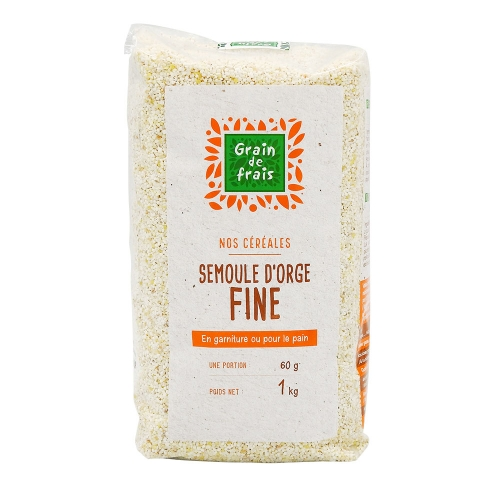 Semoule d'orge fine 1KG